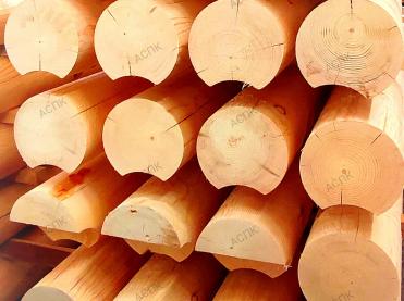 комплект бани из оцилиндрованного бревна